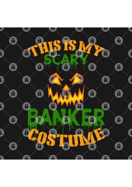 This Is My Scary Banker Costume Kupa Bardak