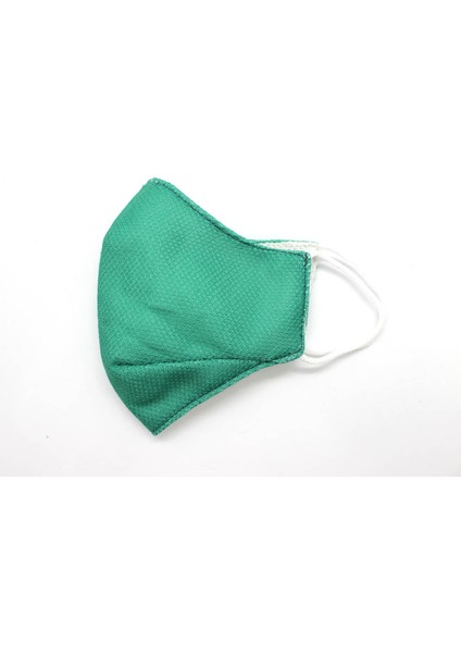 Yıkanabilir Pamuklu Kumaş Maske 12 Yesil