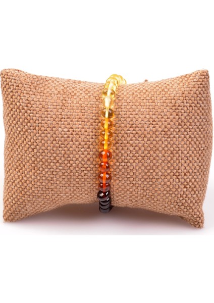 Süzme Renk Damla Kehribar Bileklik - Sertifikalı fiyatları