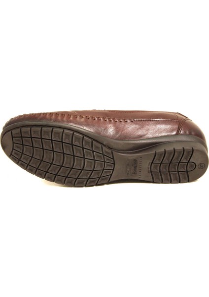 51302 Kadın Kahve Comfort Deri Ayakkabı