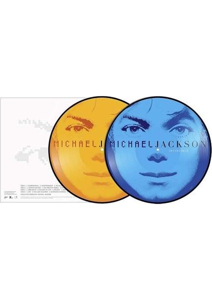 Michael Jackson - Invincible'' Picture Disc''(2'li Plak)