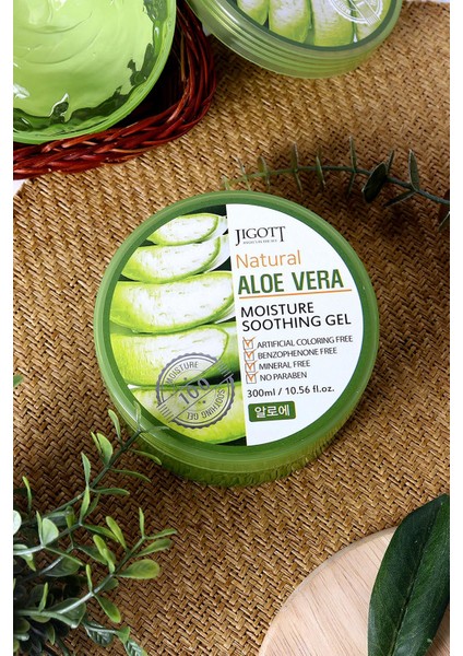 %100 Saf Aloe Vera Moisture Soothing Gel - Yoğun Nemlendirici Yatıştırıcı Bakım Jeli Büyük Boy