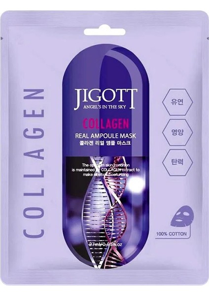 6'lı Fırsat Paketi - Lüks Kore Maske Seti Collagen + Hyaluronıc Acıd + Gınseng