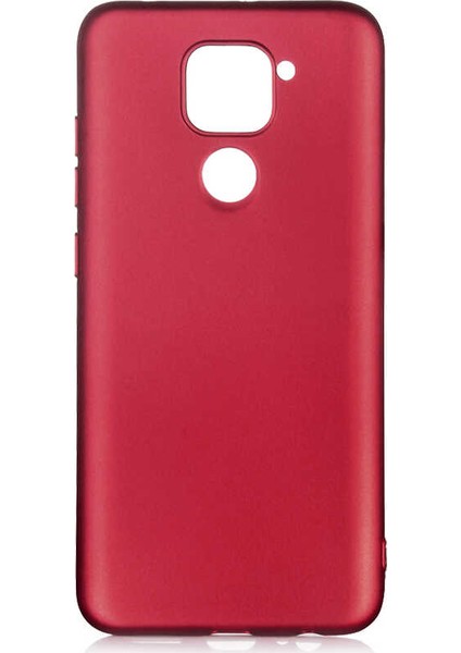 Xiaomi Redmi Note 9 Kılıf Mat Premium Silikon Kılıf Bordo