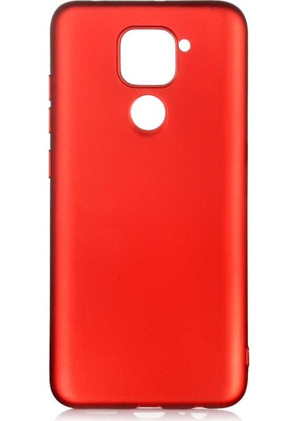 Xiaomi Redmi Note 9 Kılıf Mat Premium Silikon Kılıf Kırmızı