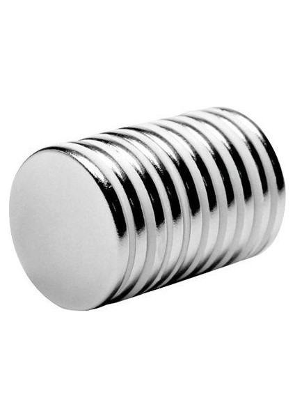 Neodyum Mıknatıs D20 x 2 mm - 10'lu