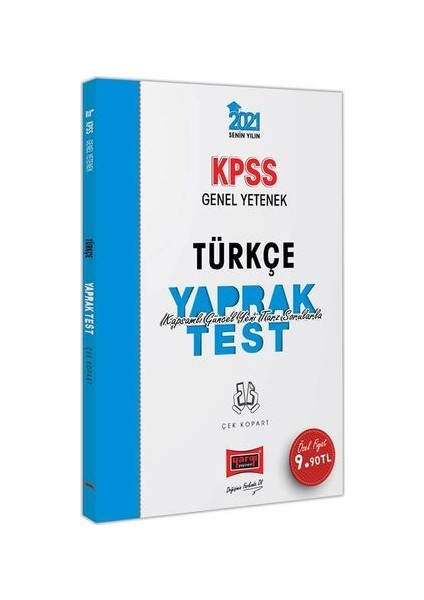 2021 KPSS Genel Yetenek Türkçe Çek Kopart Yaprak Test