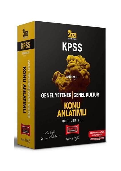 2021 KPSS Genel Yetenek Genel Kültür Konu Anlatımlı Modüler Set Mürekkep Serisi