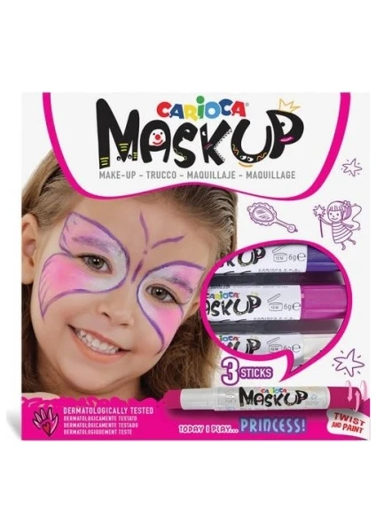 Mask Up Yüz Boyası Prenses 3 Renk