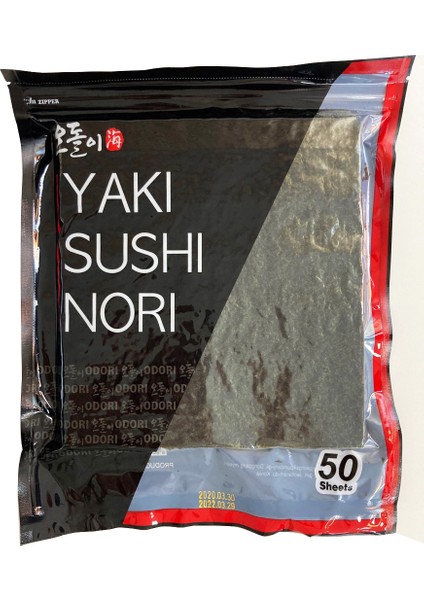 Yaki Sushi Nori Yosunu 50 Yaprak 140 gr