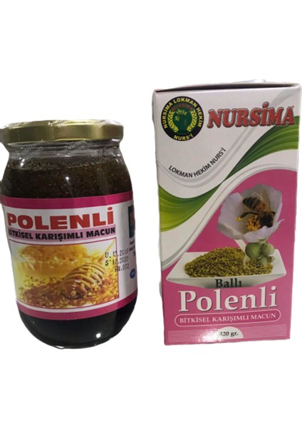 Ballı Polenli Bitkisel Karışımlı Macun 420 gr