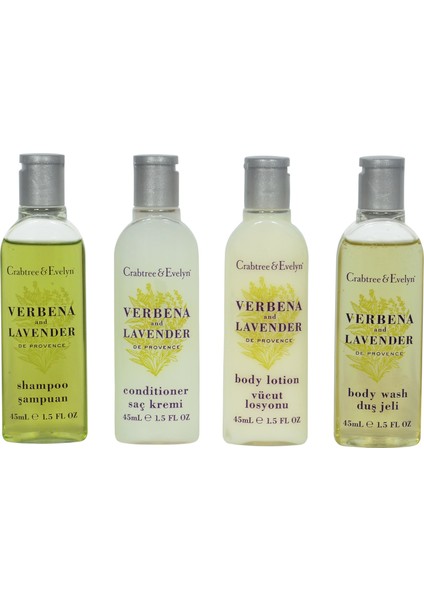 's Verbena & Lavender 4 'lü Saç ve Vücut Bakım Seti