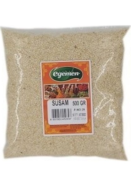 Egemen Baharat Beyaz Susam 500 gr