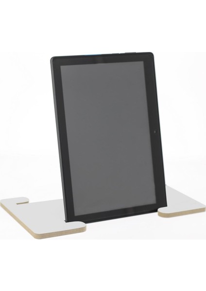 Karlı Sokakta Yürüyüş Tablo Mdf Yatay ve Dikey Baskılı Tablet Tutucu Stand