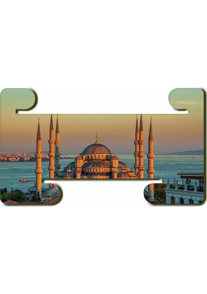 Sultanahmet Camisi Mdf Yatay ve Dikey Baskılı Tablet Tutucu Stand