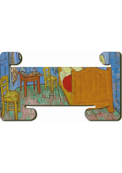 Van Gogh Bedroom In Arles Mdf Yatay ve Dikey Baskılı Tablet Tutucu Stand