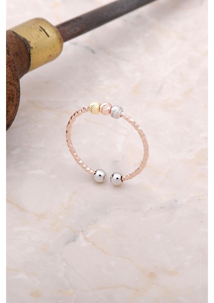 Dorica Renkli Gümüş Yüzük 3007