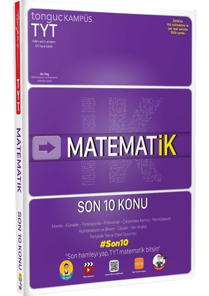 TYT MatematİK Son 10 Konu Soru Bankası