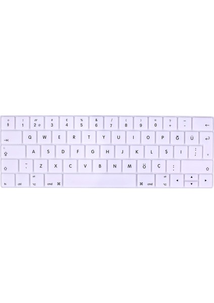 Apple Macbook Pro 13.3" 2020 Silikon Klavye Koruyucu Touchbar