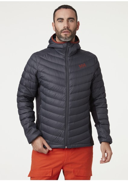 Verglas Hooded Down Hybrıd Ins Gri Erkek Mont 63007-983