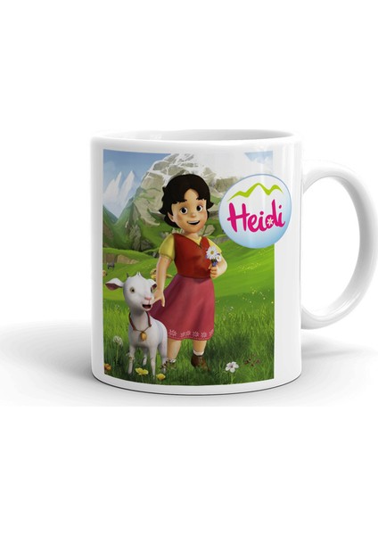 Alplerdeki Kız Heide Tasarım Kupa Bardak