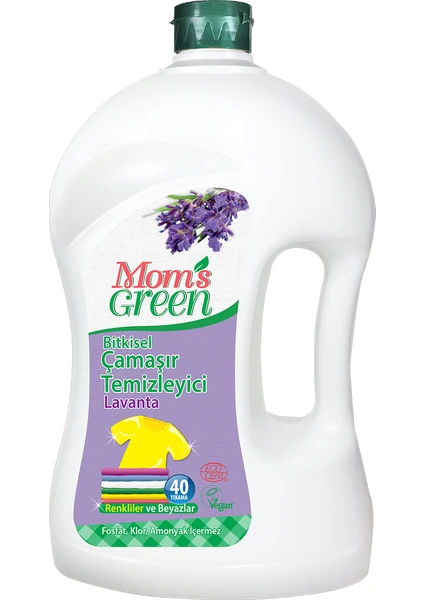 Mom's Green Bitkisel Çamaşır Deterjanı 40 Yıkama Lavanta