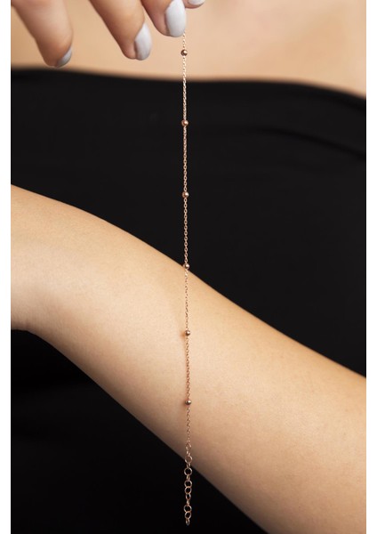 Top Zincirli Model Rose Bileklik fiyatları