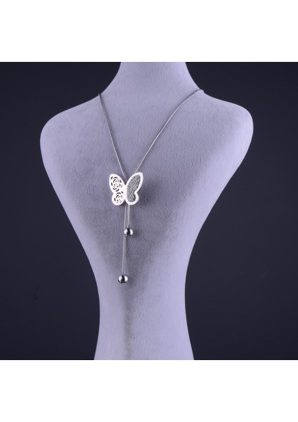 Çelik Figürlü Taşlı Kolye fiyatları