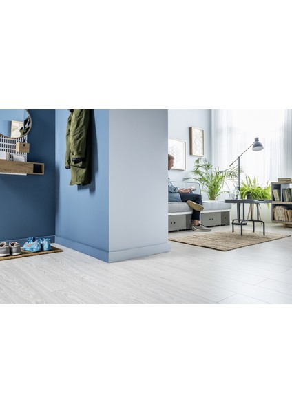 Espumo Suya Dayanıklı Süpürgelik 8 cm - Beyaz - ESP201 modelleri