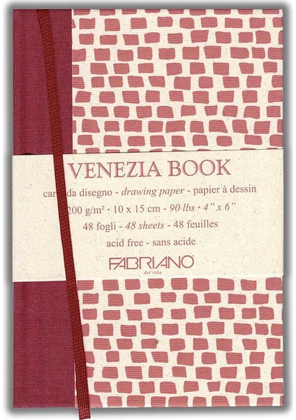 Venezia Book Çok Amaçlı Eskiz Çizim Defteri 200 gr 48 Yaprak 10 x 15 cm