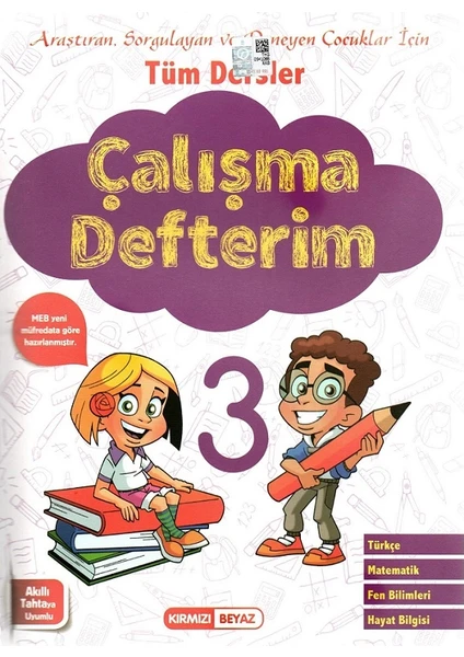 Kırmızı Beyaz Yayınlar 3 .Sınıf Çalışma Defterim