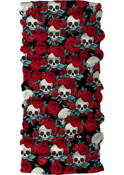 Skulls And Roses Bandana Maske Bere