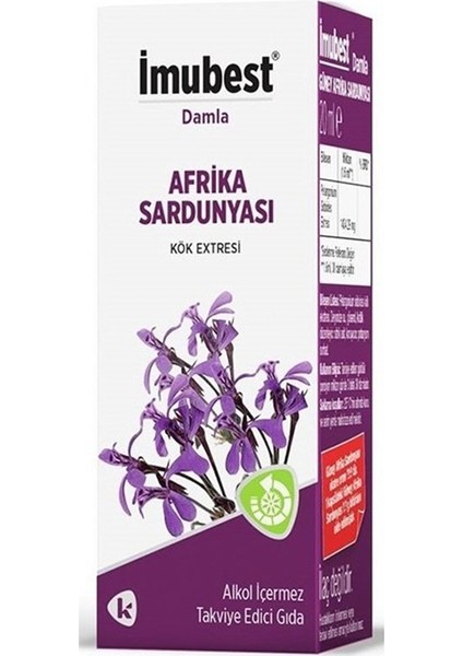 Imubest Afrika Sardunyası Damla 50ml SKT:11/2022