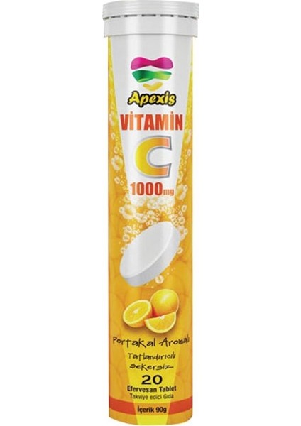 Vitamin C 1000 Mg 20 Efervesan Tablet