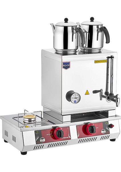 40 Model 2 Demlikli Lpg (Tüplü) Kahveci Takımı 29 Lt (Ce Belgeli)-Demlik Dahil Değildir