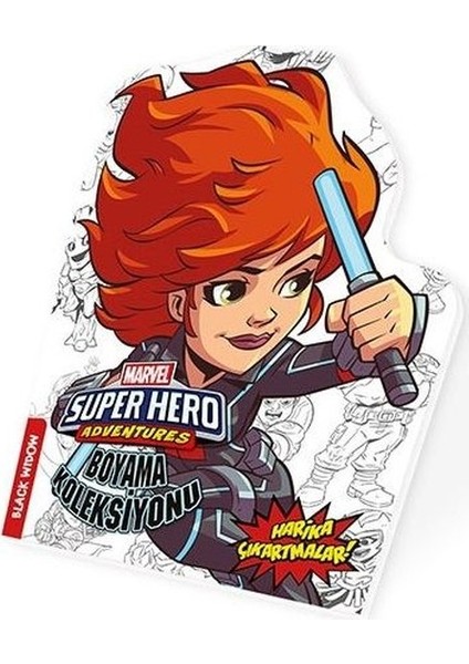 Marvel Süper Kahramanlar Boyama Kitabı - Black Widow