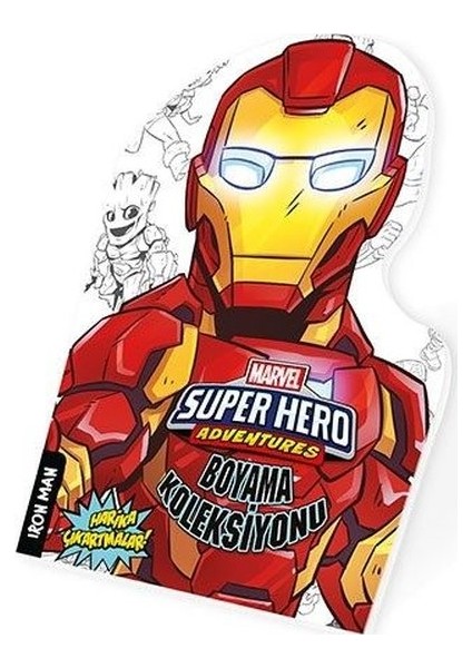 Marvel Süper Kahramanlar Boyama Kitabı - Iron Man