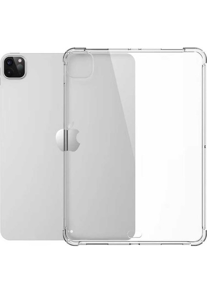 Apple iPad Pro 11 2020 2.nesil Kılıf Şeffaf Shockproof Silikon Kapak