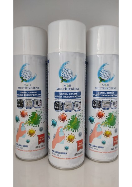 SPREY ORTAM VE YÜZEY DEZENFEKTANI MULTİHYGİENE (TEK ADET )