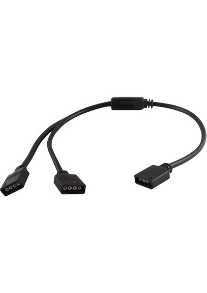 4374 Rgb Şerit 4 Pin LED Çoklayıcı Splitter Tek Kumanda 2 Çıkış