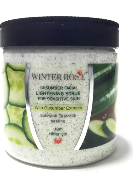 Winter Rose Tüm Ciltler Için Salatalık Ekstraklı Peeling 500 gr