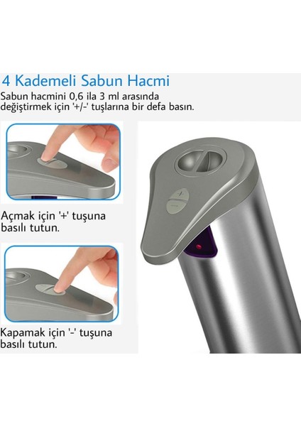 Sensörlü Dezenfektanlık Ve Sensörlü Sıvı Sabunluk (Sensörlü Dezenfektan)