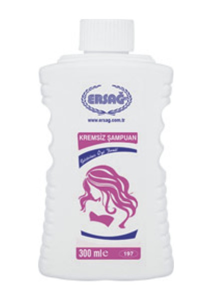 Aparatsız Kremsiz Şampuan 300 Ml.