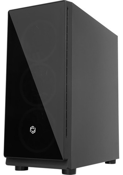 Fribsy FC-9280G 600 W 80+ Bronz 4 FAN LED Tamper Camlı ATX Midi Tower Bilgisayar Kasası