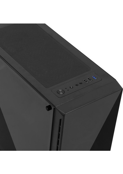 Fribsy FC-9280G 600 W 80+ Bronz 4 FAN LED Tamper Camlı ATX Midi Tower Bilgisayar Kasası