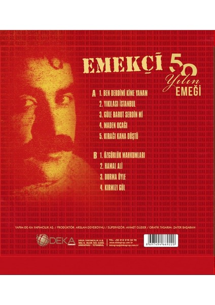 Emekçi - 50 Yılın Emeği (Plak)