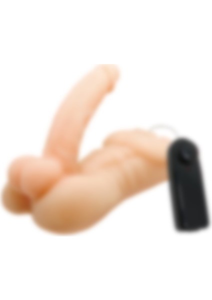 Lilitu Shop Realistik Yarım Erkek Vücut Kumandalı Penis Vibratör