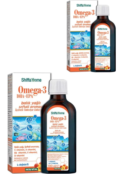 Shiffa Home Omega 3 Epa Dha Balık Yağı Şurubu 100ML 2