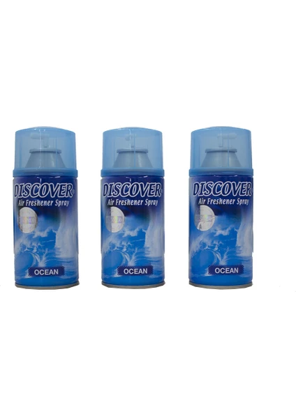 Dıscover Ocean Oda Kokusu 320 ml x 3 Adet Makinaya Uyumlu Sprey