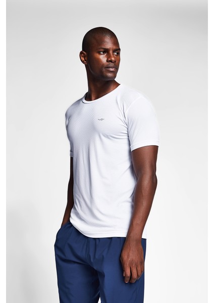 Beyaz Erkek T-Shirt 20S-1294-20N